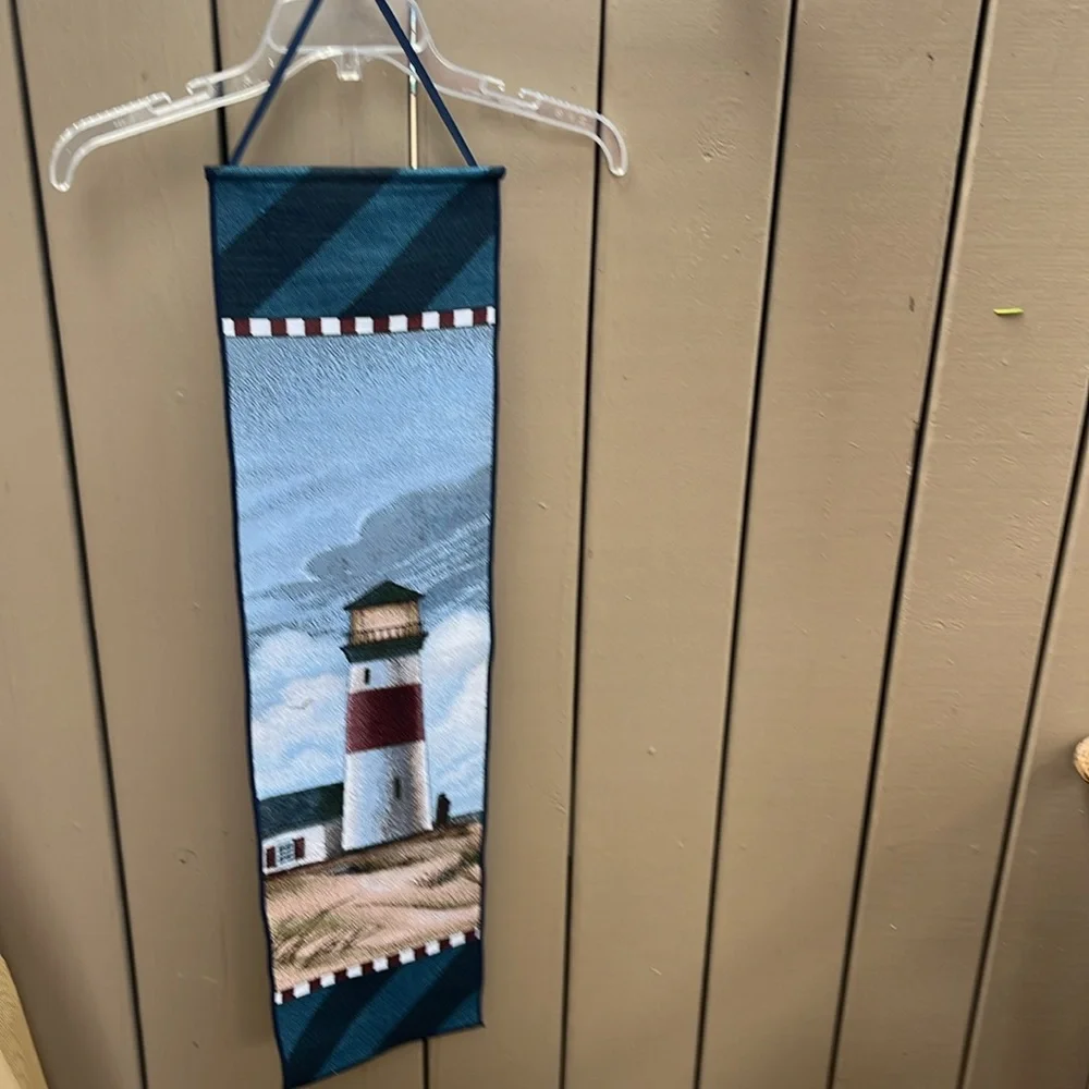 Lantern fabric wall decoration for those loving nautical themes